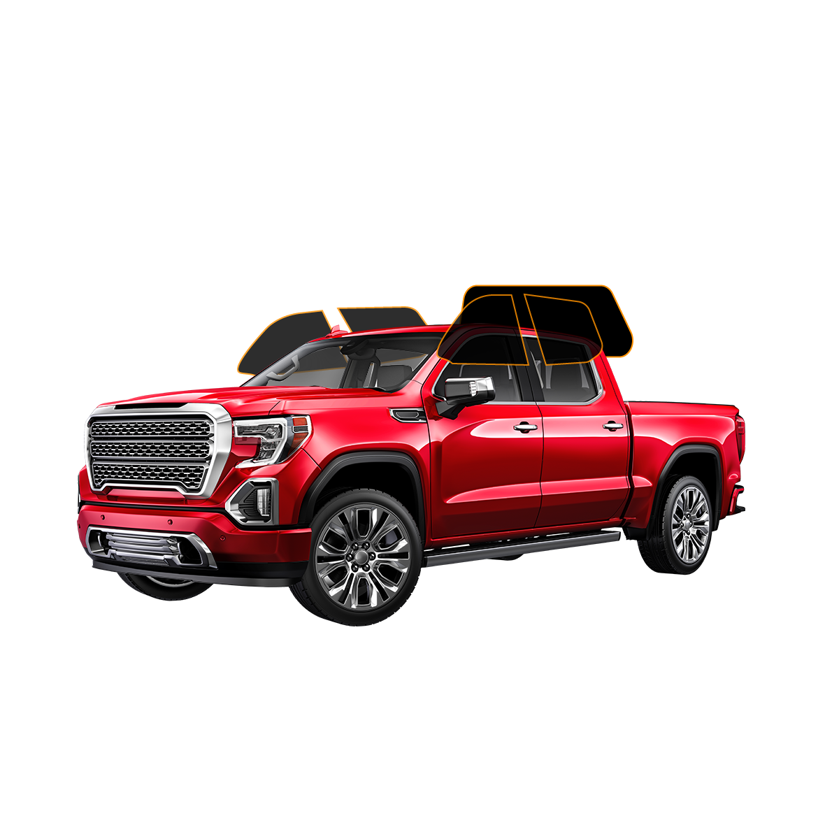 MotoShield Pro 4 Door Truck | Carbon Window Tint | All Sides + Rear  + Lifetime Warranty+ Lifetime Warranty