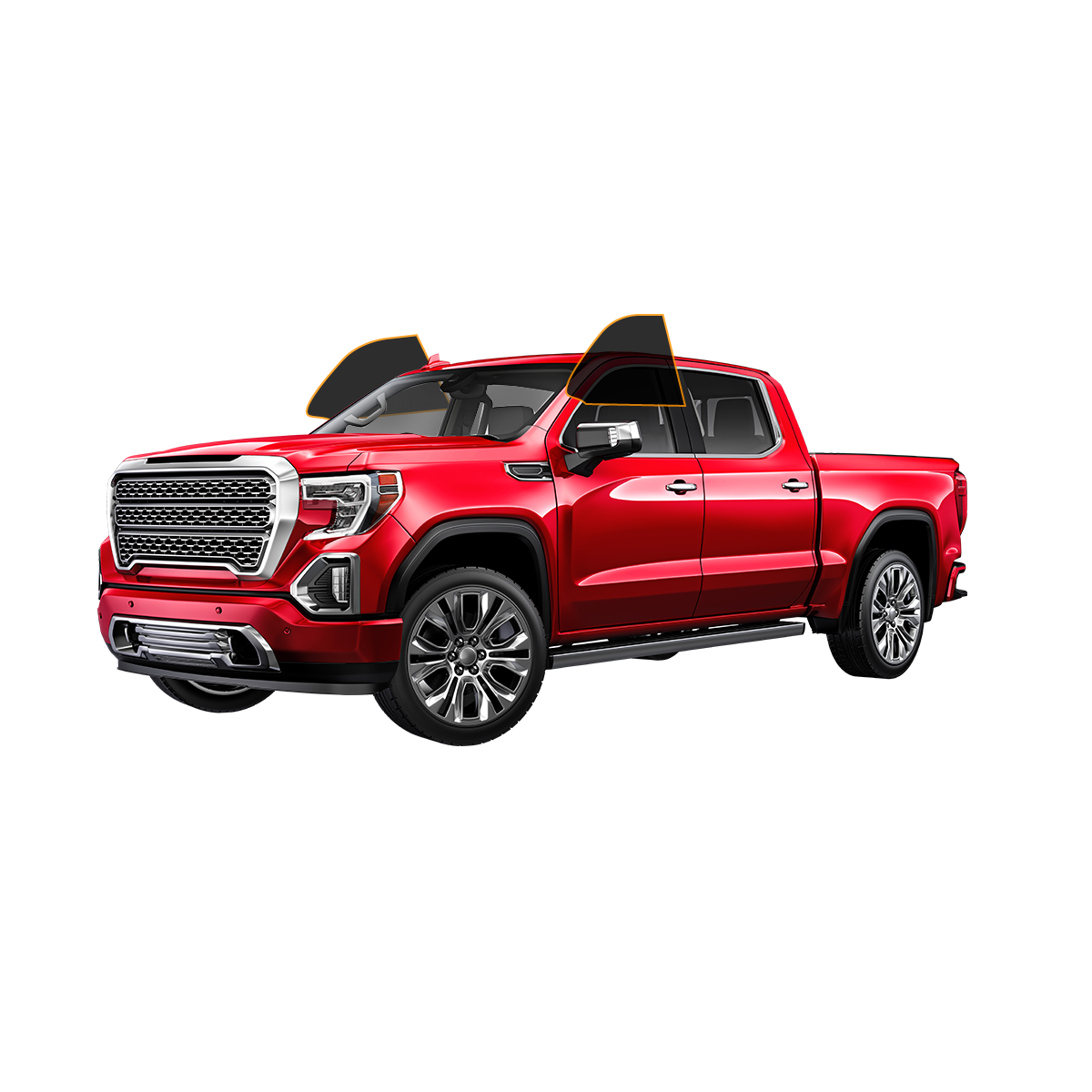MotoShield Pro 4 Door Truck | Carbon Window Tint | 1 Side Window + Lifetime Warranty