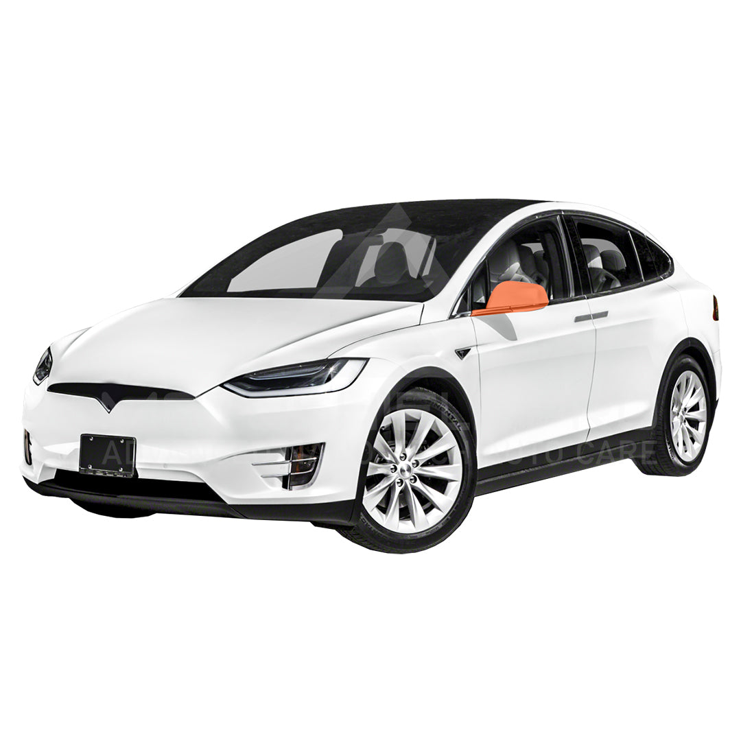 Paint protection film precut PPF self healing custom hydrophobic clear bra wrap motoshield pro motoshieldpro tesla model x side view mirrors