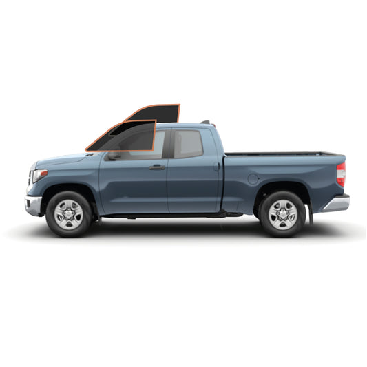 MotoShield Pro Premium Professional 2mil Precut Ceramic Window Tint Film for 2007-2021 Toyota Tundra Double Cab — (Front Driver/Passenger 25%) + Lifetime Warranty