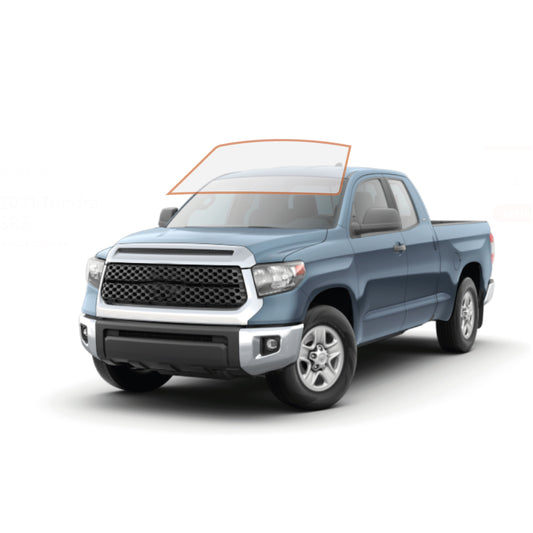 MotoShield Pro Premium Professional 2mil Precut Ceramic Window Tint Film for 2007-2021 Toyota Tundra Double Cab — (Front Windshield 70%) + Lifetime Warranty