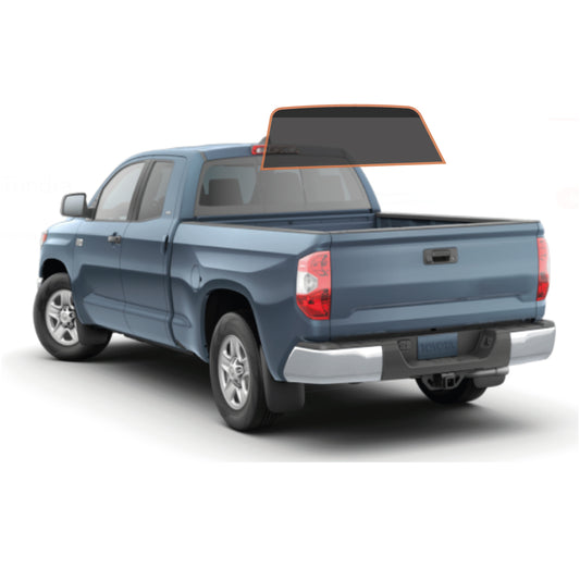 MotoShield Pro Premium Professional 2mil Precut Ceramic Window Tint Film for 2007-2021 Toyota Tundra Double Cab — (Solid Rear Windshield 5%) + Lifetime Warranty