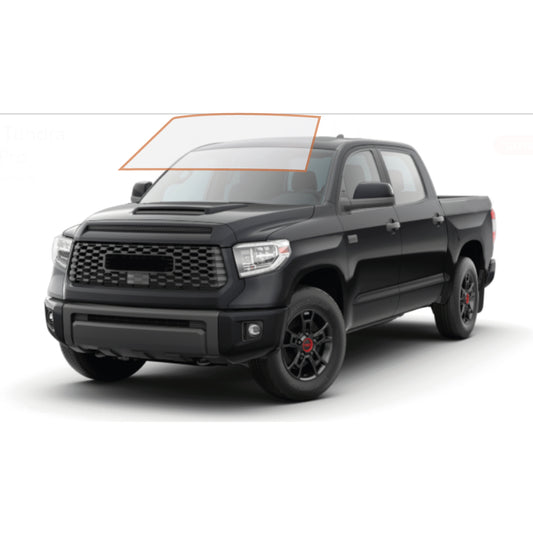 MotoShield Pro Premium Professional 2mil Precut Ceramic Window Tint Film for 2007-2021 Toyota Tundra Crewmax — (Front Windshield 50%) + Lifetime Warranty