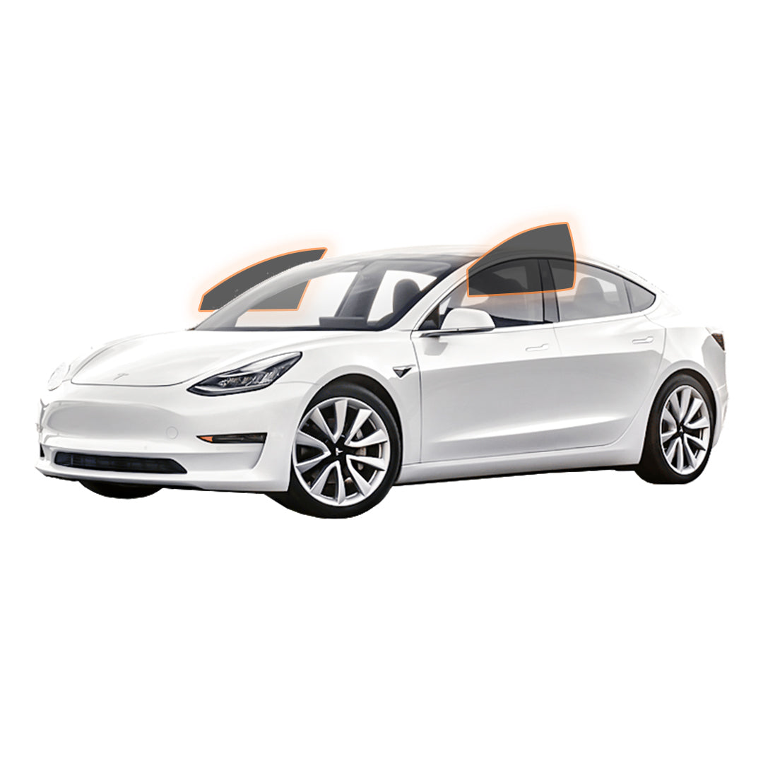 MotoShield Pro Tesla Model 3 | Nano Ceramic Tint | Front 2 Windows + Lifetime Warranty