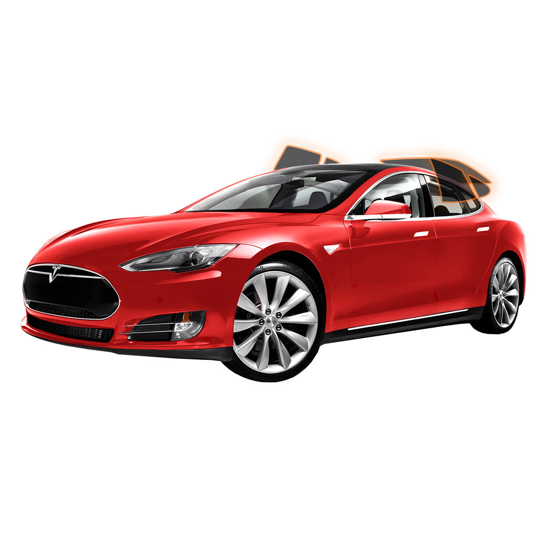 MotoShield Pro Tesla Model S | Nano Ceramic Tint | Back 2 Sides + Rear + Lifetime Warranty