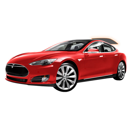 MotoShield Pro Tesla Model S | Nano Ceramic Tint | Rear Windshield + Lifetime Warranty
