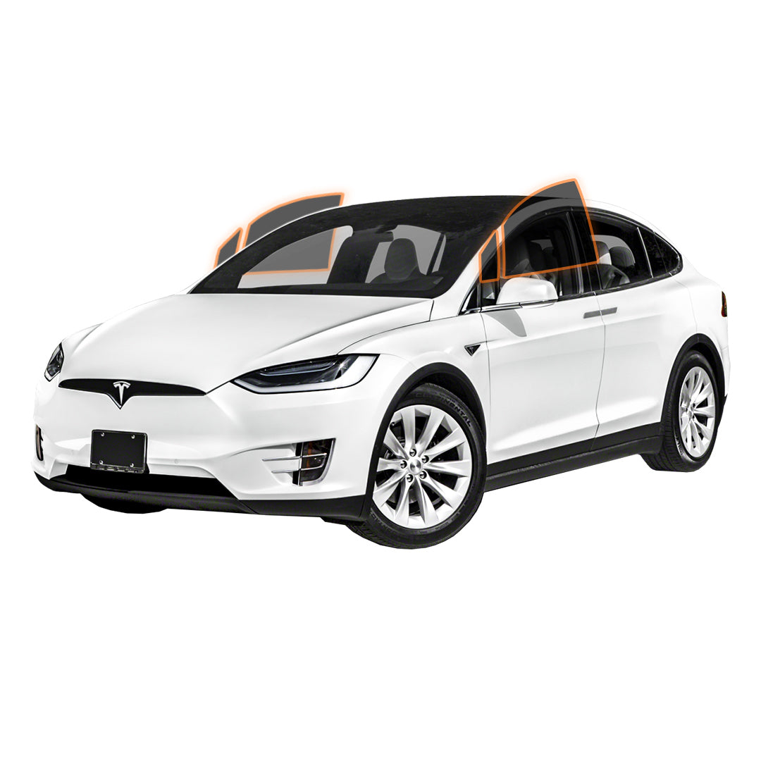 MotoShield Pro Tesla Model X | Nano Ceramic Tint | Front 2 Windows + Lifetime Warranty