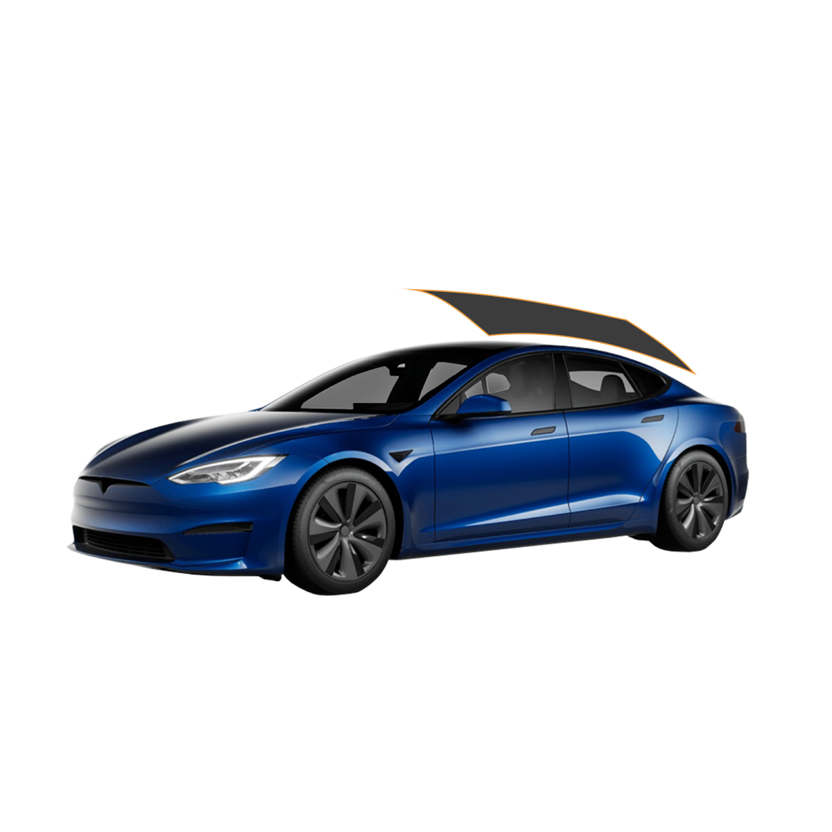 TESLA MODEL S | CARBON WINDOW TINT | REAR WINDOW