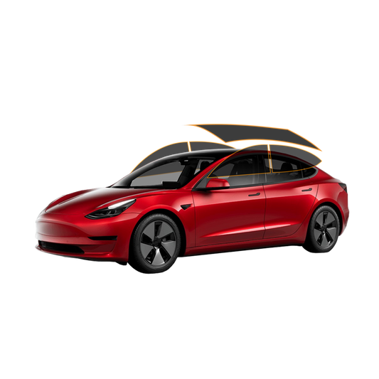 MotoShield Pro Tesla Model 3 | Carbon Window Tint | All Sides + Rear Panoramic Roof + Lifetime Warranty
