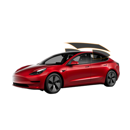 MotoShield Pro Tesla Model 3 | Carbon Window Tint | Back 2 Sides + Rear + Lifetime Warranty