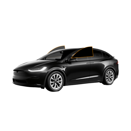 MotoShield Pro Tesla Model X | Carbon Window Tint | Front 2 Windows + Lifetime Warranty