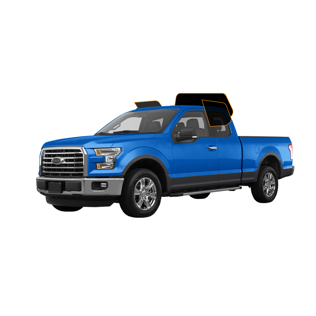 MotoShield Pro Extended Cab Truck | Carbon Window Tint | Back 2 Sides + Rear + Lifetime Warranty